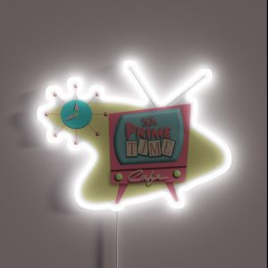 50s Prime Time Cafe RGB Neon Sign
