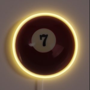 7 Ball Billiards RGB Neon Sign