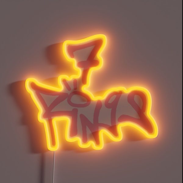 7 Rings Ariana Grande RGB Neon Sign