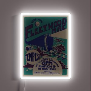 70s Classic Rock Fleetwood RGB Neon Sign 70s Classic Rock Fleetwood RGB Neon Sign