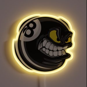 8 Ball Billiards RGB Neon Sign