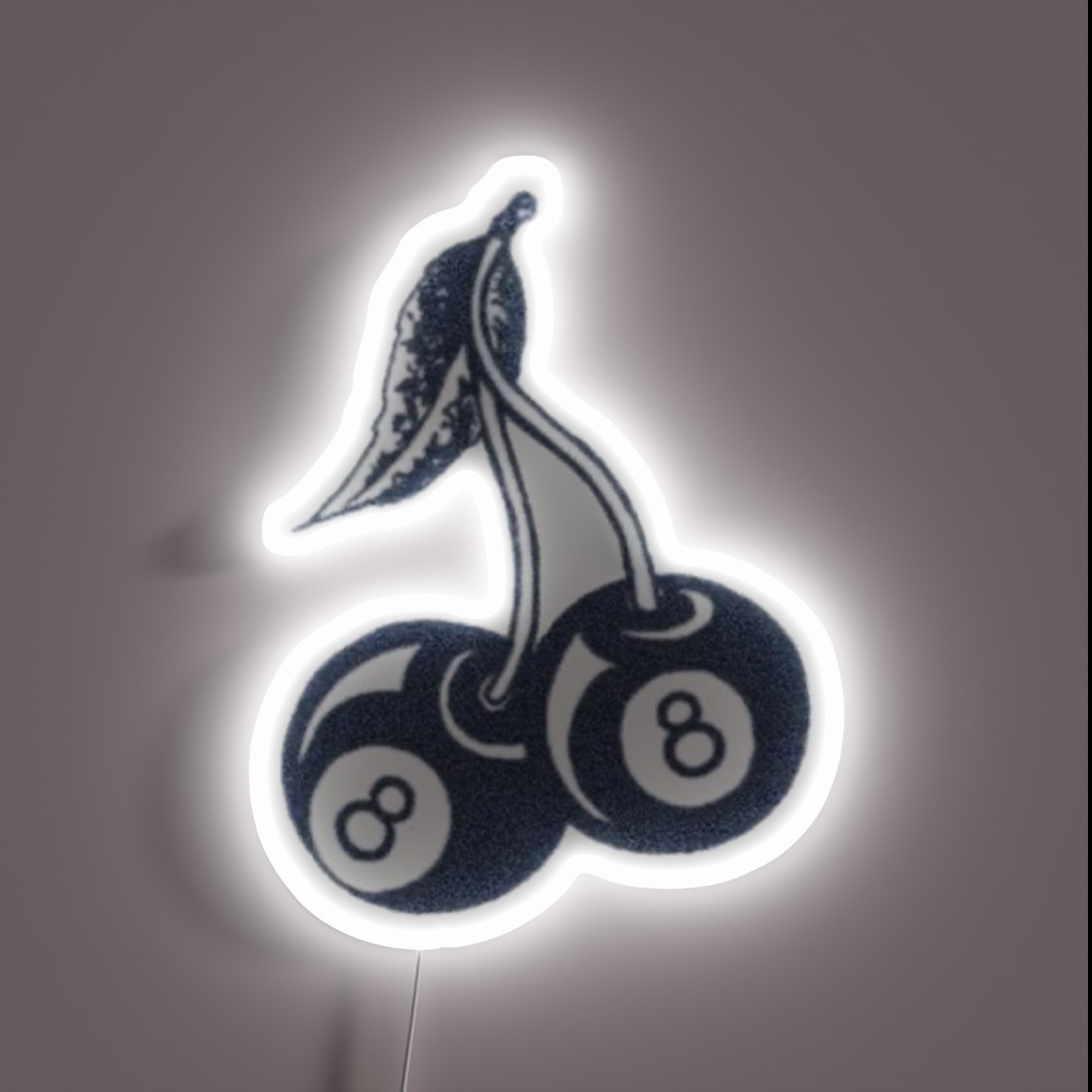 8 Ball Cherries RGB Neon Sign 8 Ball Cherries RGB Neon Sign