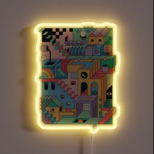 80 S Escher RGB Neon Sign 80 S Escher RGB Neon Sign