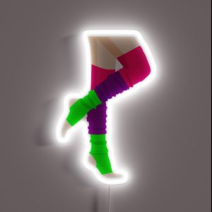 80 S Flashdance Legwarmers RGB Neon Sign 80 S Flashdance Legwarmers RGB Neon Sign