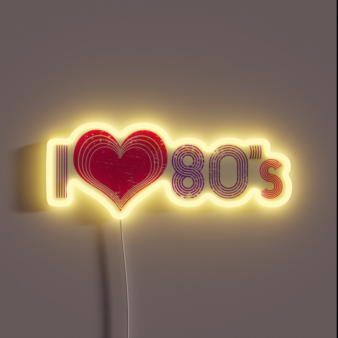 80 S Music RGB Neon Sign 80 S Music RGB Neon Sign