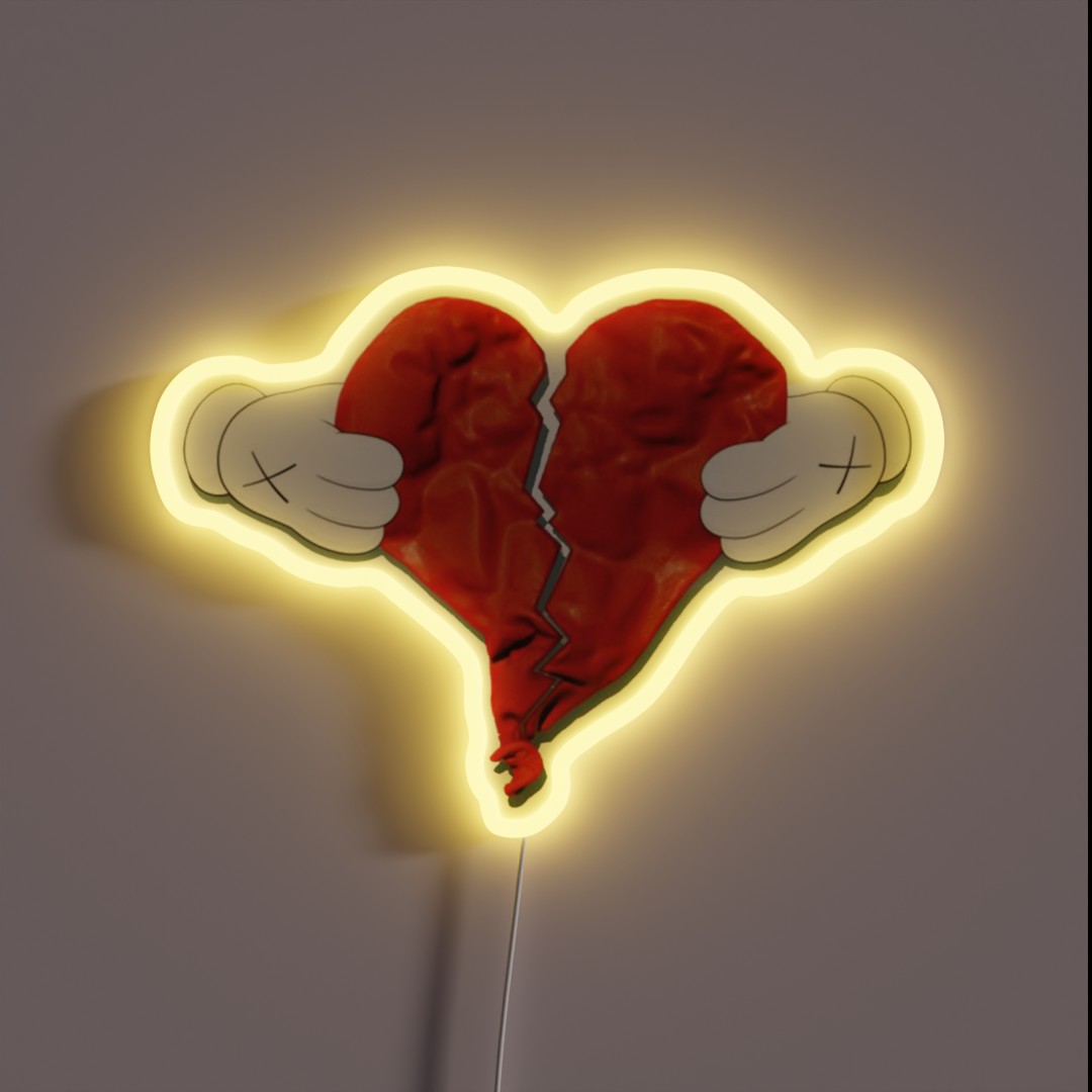 808s And Heartbreak RGB Neon Sign 808s And Heartbreak RGB Neon Sign