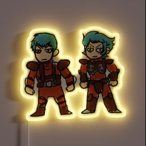 80s Blue Hair RGB Neon Sign