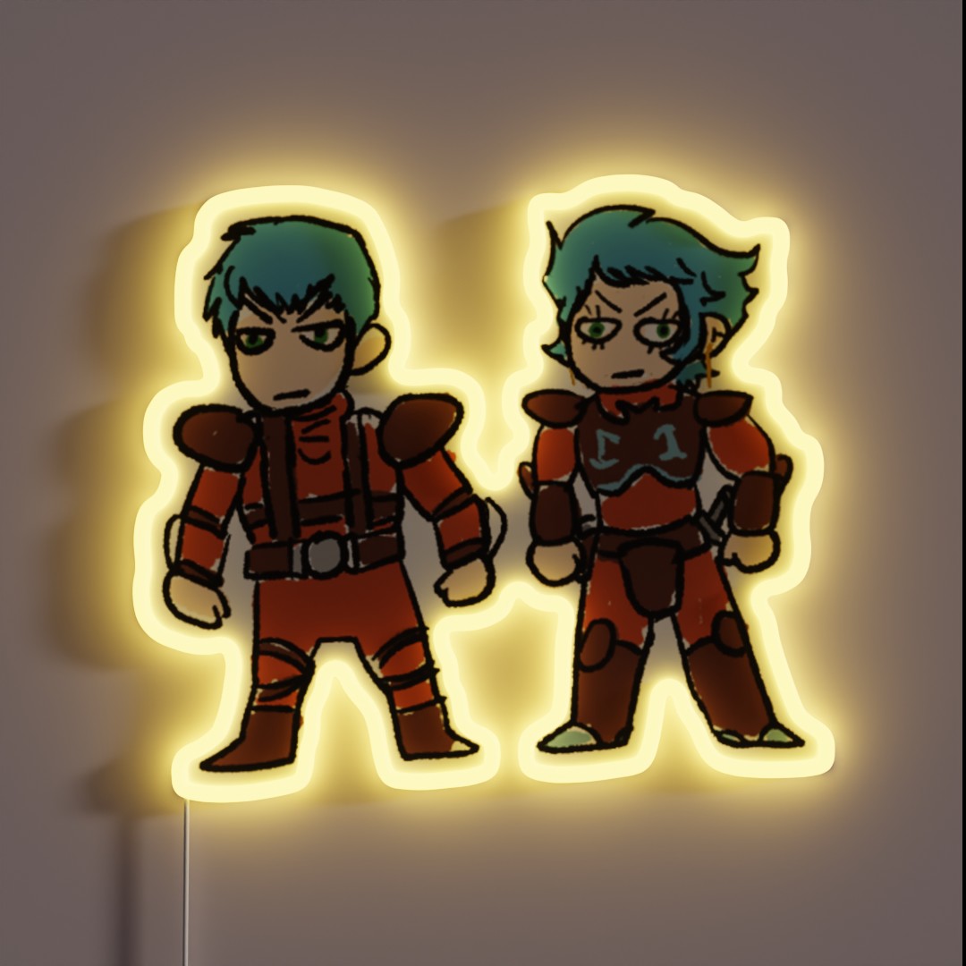 80s Blue Hair RGB Neon Sign 80s Blue Hair RGB Neon Sign