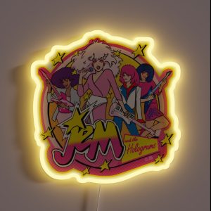 80S Jem And The Holograms HIGH QUALITY RGB Neon Sign