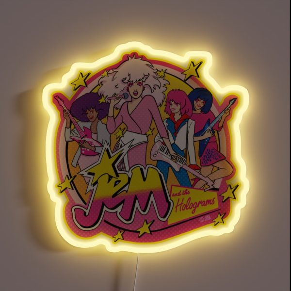 80S Jem And The Holograms HIGH QUALITY RGB Neon Sign