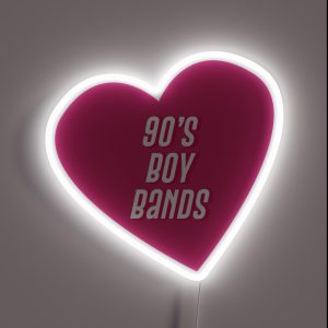 90 S Boy Bands RGB Neon Sign