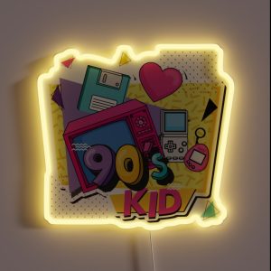 90 S Kid RGB Neon Sign 90 S Kid RGB Neon Sign