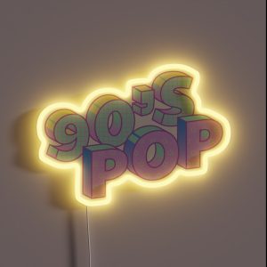 90 S POP RGB Neon Sign