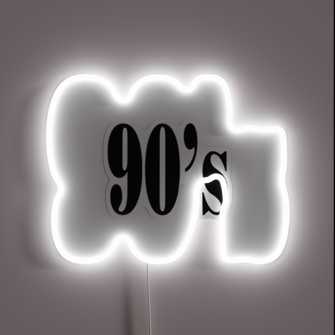 90 S RGB Neon Sign 90 S RGB Neon Sign
