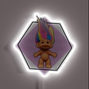 90 S Troll Doll RGB Neon Sign