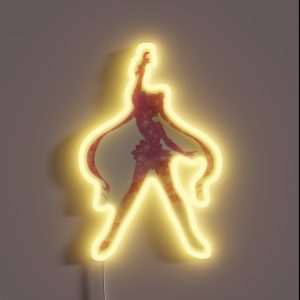 90s Aesthetic Sailor Moon Anime Manga Serena Usagi Sparkle RGB Neon Sign
