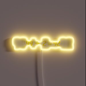 99 Divided RGB Neon Sign