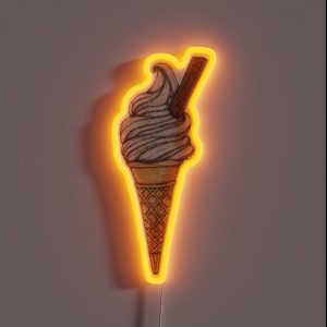 99 Flake Ice Cream RGB Neon Sign