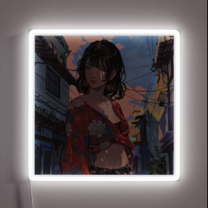 A 2020s Japanese Style Aesthetic Anime Design RGB Neon Sign