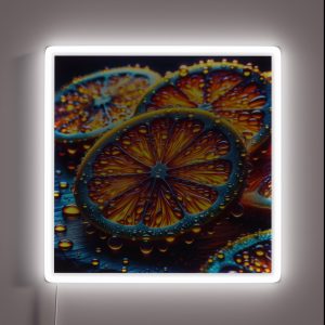 A Citrus Symphony RGB Neon Sign