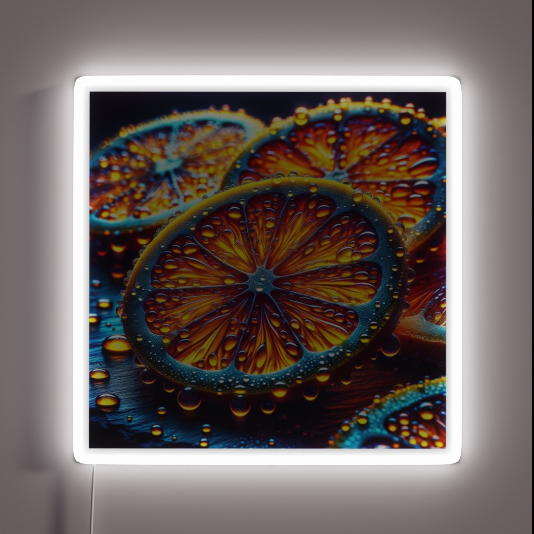 A Citrus Symphony RGB Neon Sign A Citrus Symphony RGB Neon Sign