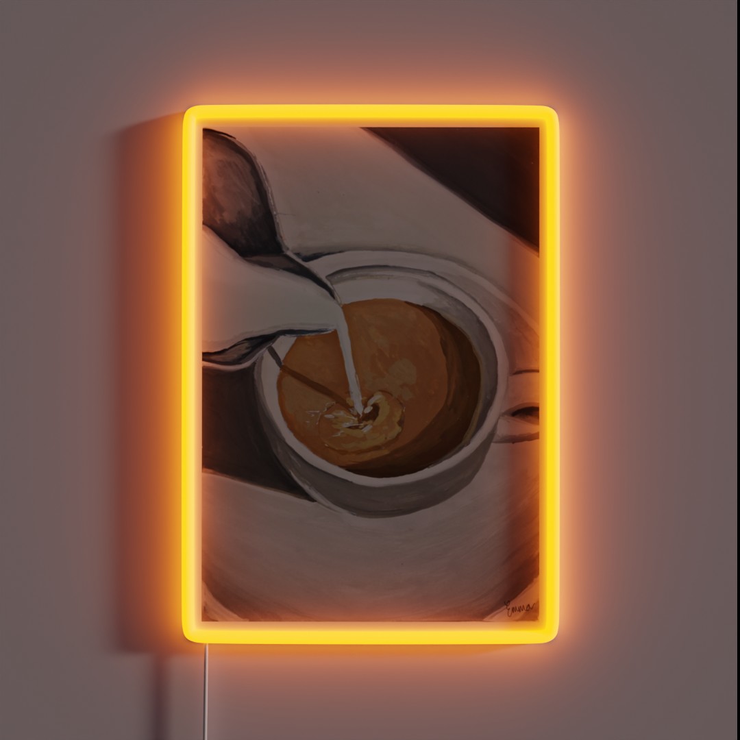 A Cup Of Coffee RGB Neon Sign A Cup Of Coffee RGB Neon Sign