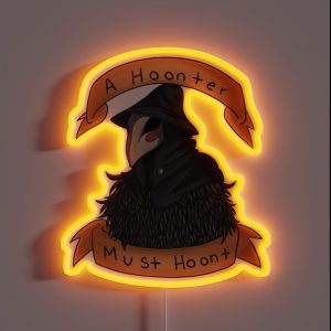 A Hoonter Must Hoont Eileen The Crow RGB Neon Sign