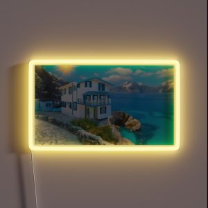 A Little Corner Of Greece RGB Neon Sign