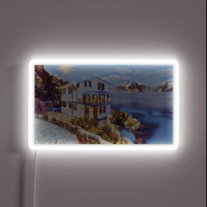 A Little Corner Of Greece RGB Neon Sign