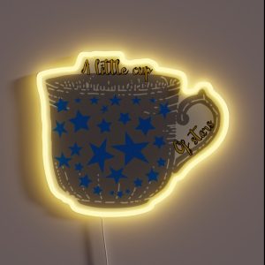 A Little Cup Of Stars RGB Neon Sign