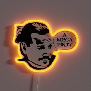 A Mega Pint Johnny Depp RGB Neon Sign