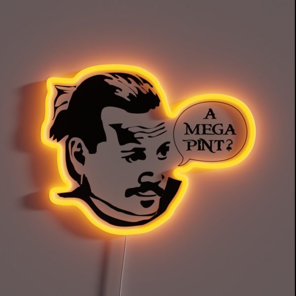 A Mega Pint Johnny Depp RGB Neon Sign
