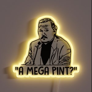 A Mega Pint Mega Pint Of Wine RGB Neon Sign