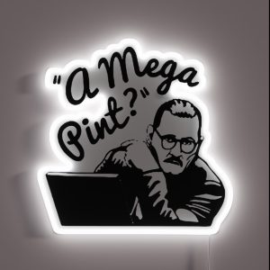 A Mega Pint RGB Neon Sign