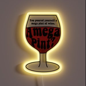 A Mega Pint RGB Neon Sign