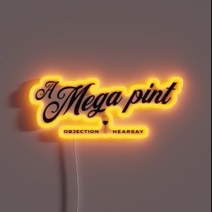 A Mega Pint RGB Neon Sign