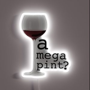 A Mega Pint RGB Neon Sign