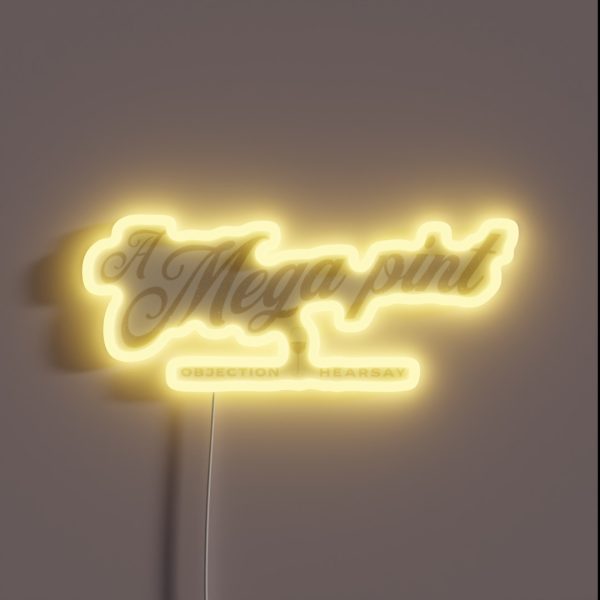 A Mega Pint RGB Neon Sign