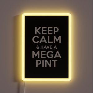 A Mega Pint RGB Neon Sign