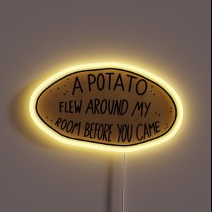 A T O R N A D O Flew Around My RGB Neon Sign A T O R N A D O Flew Around My RGB Neon Sign