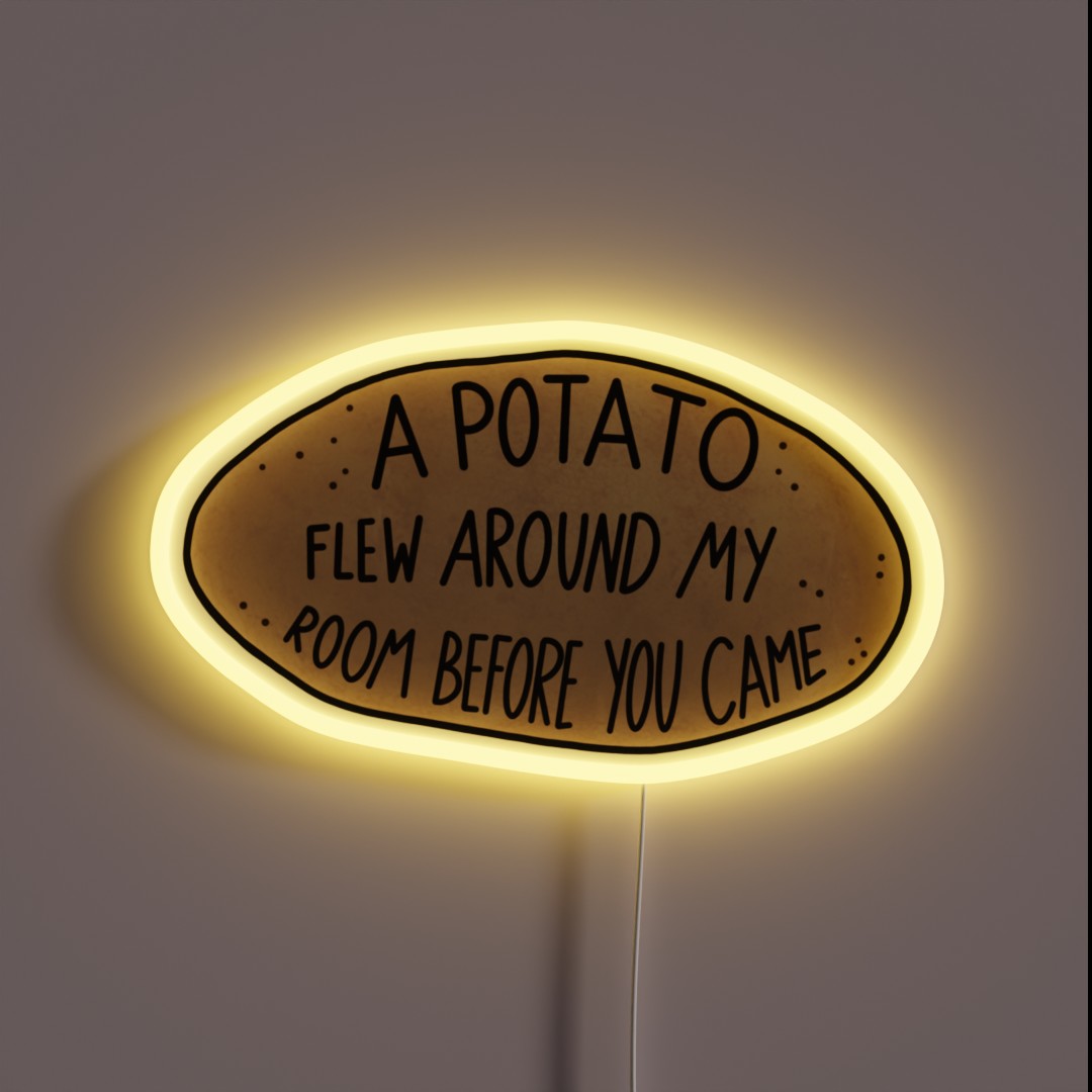 A T O R N A D O Flew Around My RGB Neon Sign A T O R N A D O Flew Around My RGB Neon Sign