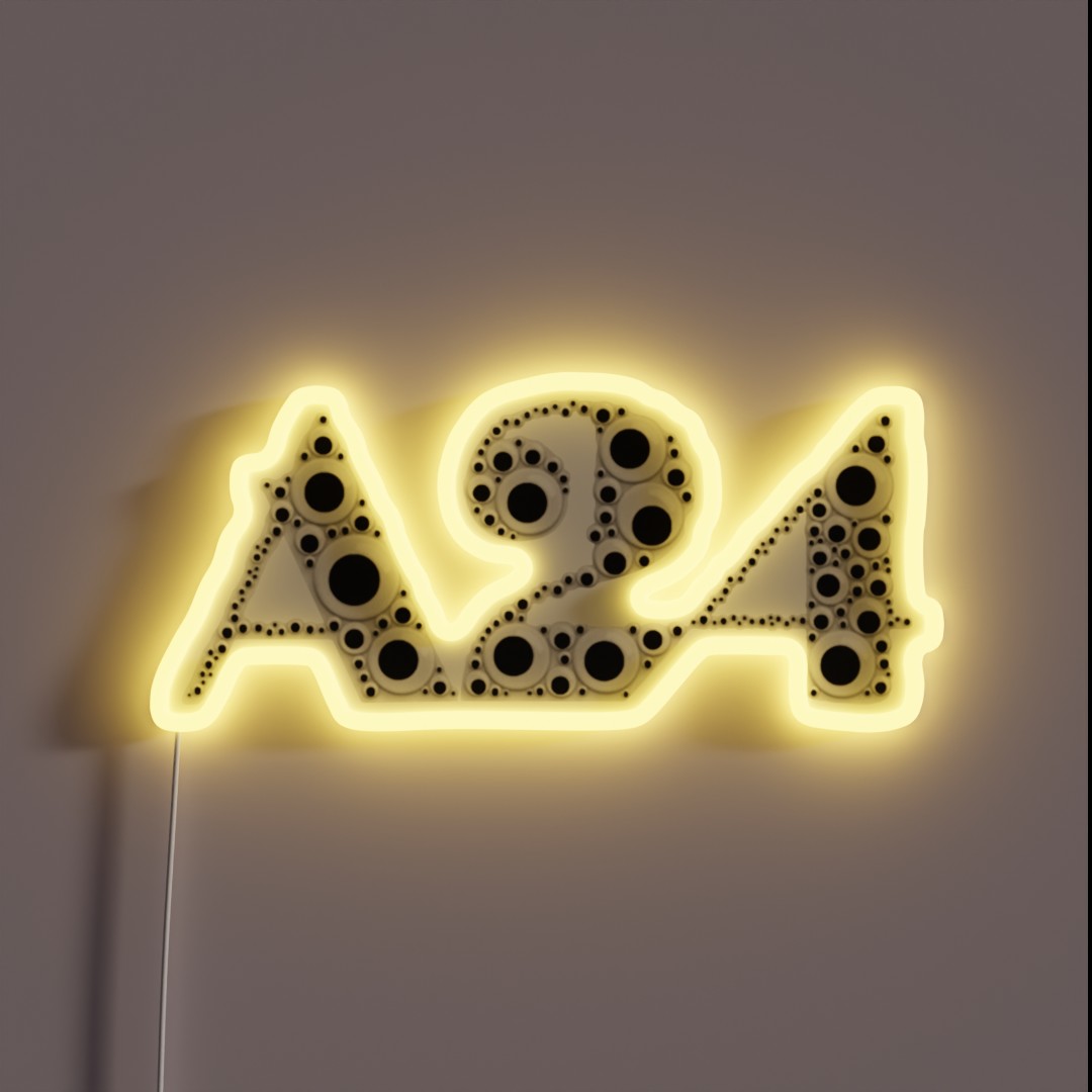 A24 Everything Everywhere All At Once Logo RGB Neon Sign A24 Everything Everywhere All At Once Logo RGB Neon Sign