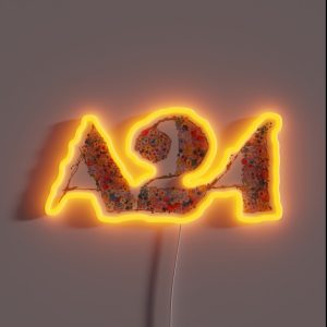 A24 Flower Films Midsommar Logo RGB Neon Sign