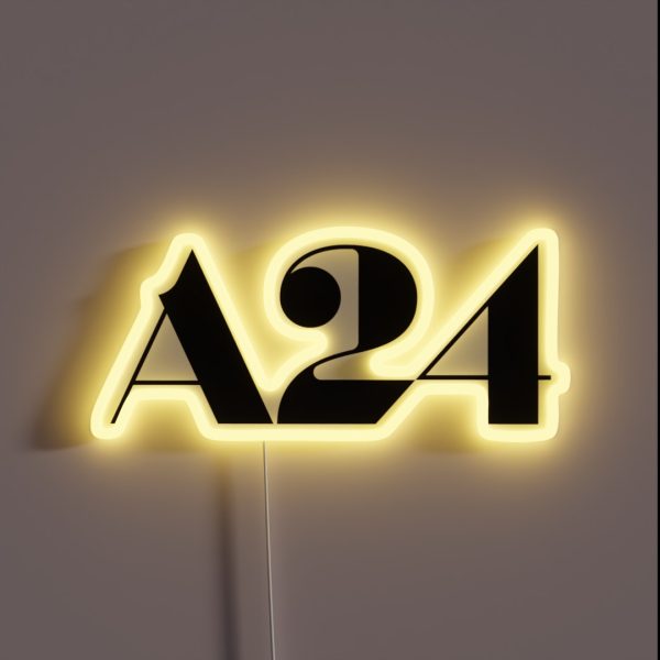 A24 Logo Black RGB Neon Sign