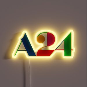 A24 Party Logo RGB Neon Sign