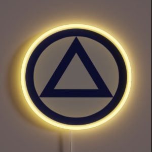 AA Triangle RGB Neon Sign