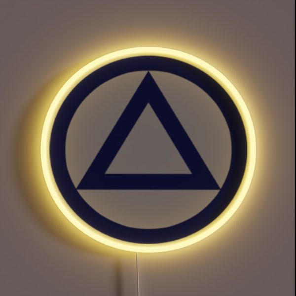 AA Triangle RGB Neon Sign