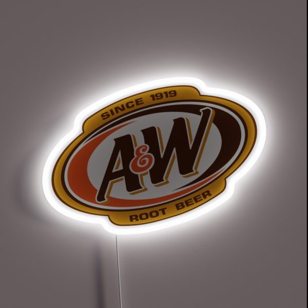 Aandw Root Beer RGB Neon Sign