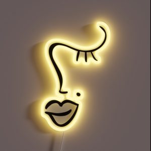 Abstract Faces Photographic RGB Neon Sign Abstract Faces Photographic RGB Neon Sign