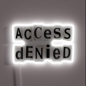 Access Denied RGB Neon Sign
